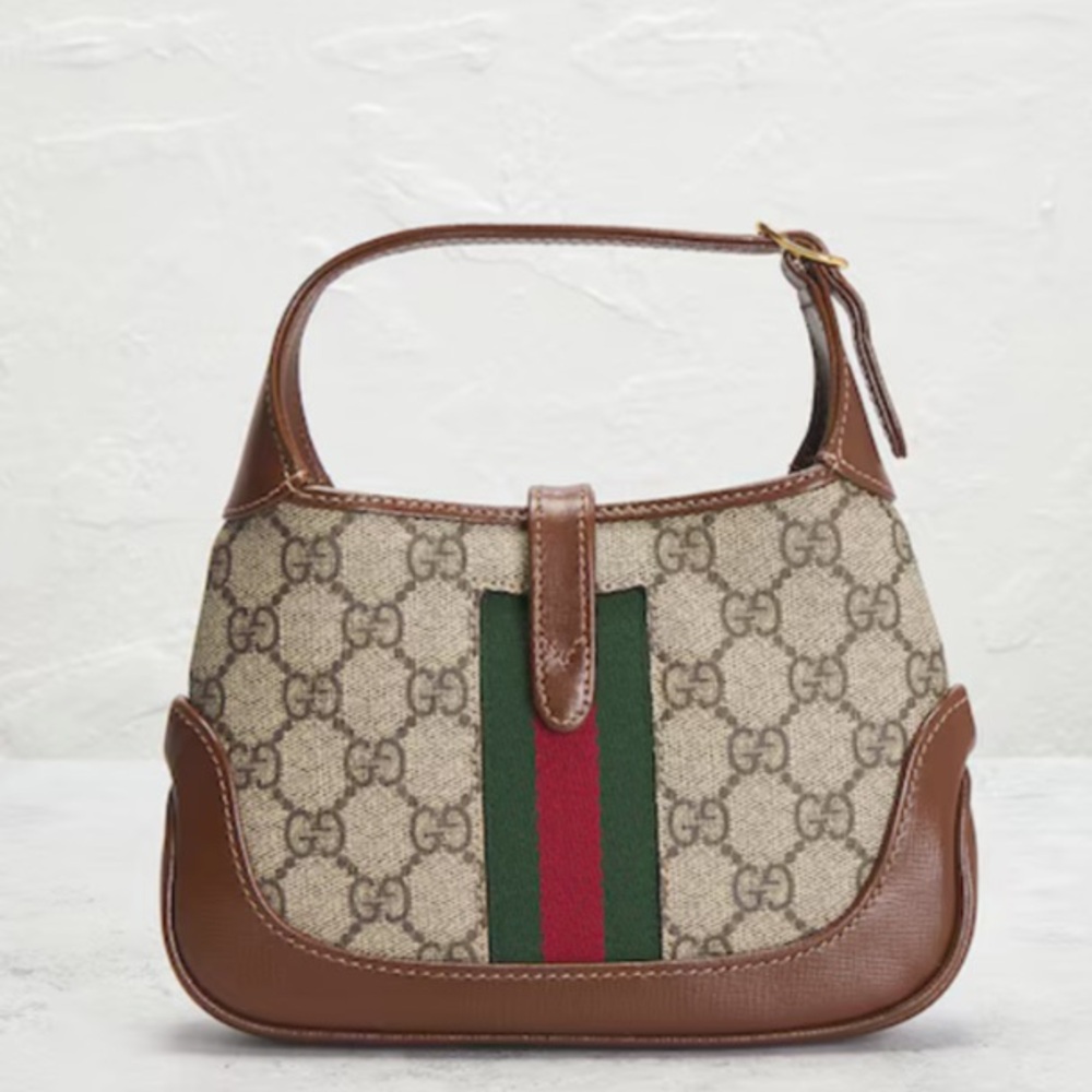 Authentic Gucci Mini Jackie 1961 Hobo Bag in Beige Excellent Condition - Picture 3 of 16
